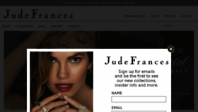 What Judefrances.com website looked like in 2018 (5 years ago)