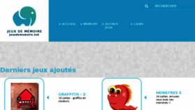 What Jeuxdememoire.net website looked like in 2018 (5 years ago)