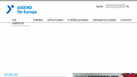 What Jugendfuereuropa.de website looked like in 2018 (5 years ago)
