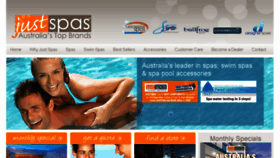What Justspas.com.au website looked like in 2018 (5 years ago)