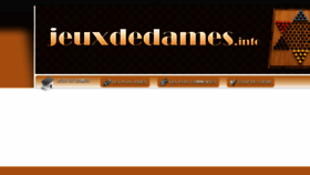 What Jeuxdedames.fr website looked like in 2018 (5 years ago)