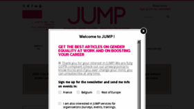 What Jump.eu.com website looked like in 2018 (5 years ago)