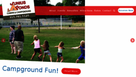 What Juniuspondscabinsandcampground.com website looked like in 2018 (5 years ago)