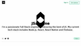 What Jsapp.me website looked like in 2018 (5 years ago)