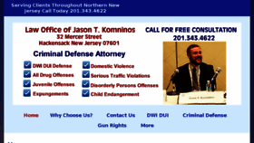 What Jasonkomninos.com website looked like in 2018 (5 years ago)