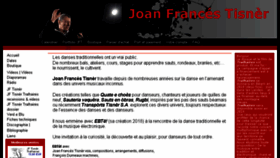 What Joanfrancestisner.com website looked like in 2018 (5 years ago)