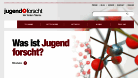 What Jugend-forscht.de website looked like in 2018 (5 years ago)