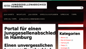What Junggesellenabschiedhamburg.de website looked like in 2018 (5 years ago)