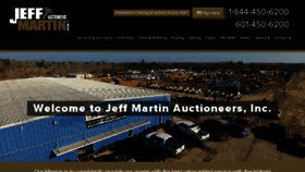 What Jeffmartinauctioneers.com website looked like in 2018 (5 years ago)
