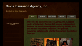 What Jdavisinsurance.com website looked like in 2018 (5 years ago)