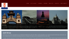 What Jyotigroup.org.np website looked like in 2018 (5 years ago)