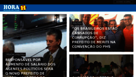What Jornalhorah.com.br website looked like in 2018 (5 years ago)