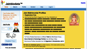 What Jainbiodata.com website looked like in 2018 (5 years ago)