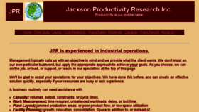 What Jacksonproductivity.com website looked like in 2018 (5 years ago)