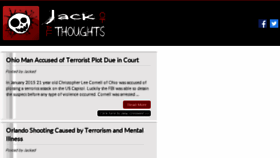 What Jackofallthoughts.com website looked like in 2018 (5 years ago)