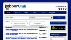 What Jobberclub.com website looked like in 2018 (5 years ago)