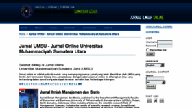 What Jurnal.umsu.ac.id website looked like in 2018 (5 years ago)