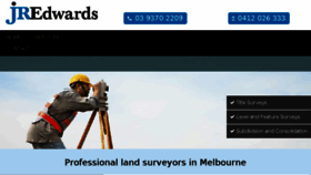 What Jredwardslandsurveyors.com.au website looked like in 2018 (5 years ago)