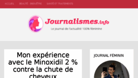 What Journalismes.info website looked like in 2018 (5 years ago)