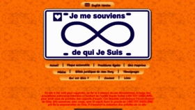 What Jemesouviensdequijesuis.com website looked like in 2018 (5 years ago)