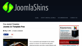 What Joomlaskins.net website looked like in 2018 (5 years ago)