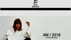 What Janedebster.com.au website looked like in 2018 (5 years ago)