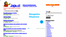 What Jaja.cl website looked like in 2018 (5 years ago)