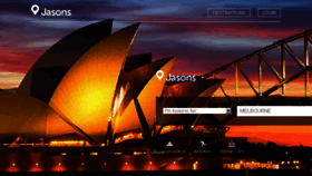 What Jasons.com.au website looked like in 2018 (5 years ago)