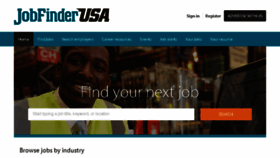 What Jobfinderusa.com website looked like in 2018 (5 years ago)