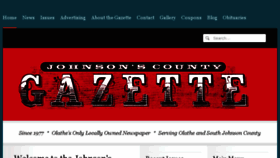 What Jocogazette.com website looked like in 2018 (5 years ago)