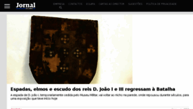 What Jornaldeleiria.pt website looked like in 2018 (5 years ago)