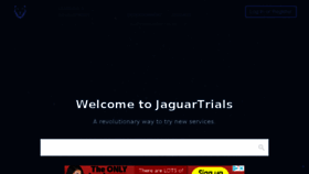 What Jaguartrials.net website looked like in 2018 (5 years ago)