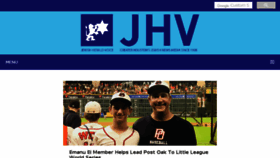 What Jhvonline.com website looked like in 2018 (5 years ago)