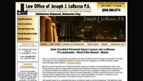 What Joelolaw.com website looked like in 2018 (5 years ago)