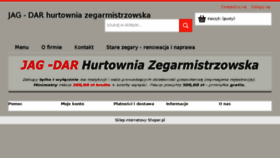 What Jagdar.pl website looked like in 2018 (5 years ago)