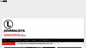 What Journalista.dk website looked like in 2018 (5 years ago)