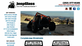 What Jeepglass.com website looked like in 2018 (5 years ago)