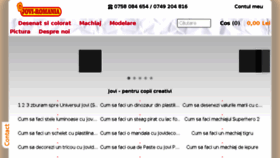 What Joviromania.ro website looked like in 2018 (5 years ago)