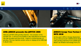 What Junker-group.com website looked like in 2018 (7 years ago)