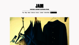 What Jam-clothing.com website looked like in 2018 (5 years ago)