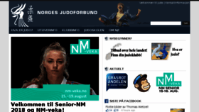 What Judo.no website looked like in 2018 (5 years ago)