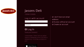 What Jasons.greenemployee.com website looked like in 2018 (5 years ago)