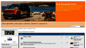 What Jeeprenegadeclube.com.br website looked like in 2018 (5 years ago)