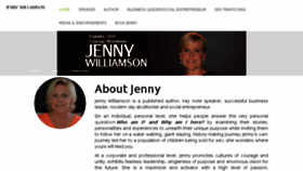 What Jennytwilliamson.com website looked like in 2018 (5 years ago)