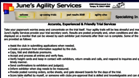 What Junesagility.com website looked like in 2018 (5 years ago)