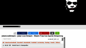 What Jokerlivestream.live website looked like in 2018 (5 years ago)