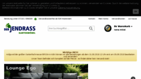 What Jendrass.de website looked like in 2018 (5 years ago)