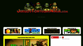 What Juegostortugasninja.com website looked like in 2018 (5 years ago)