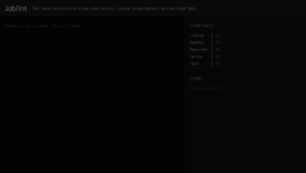 What Joblint.org website looked like in 2018 (5 years ago)