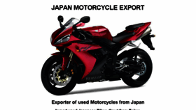 What Japanmotorcycleexport.com website looked like in 2018 (5 years ago)
